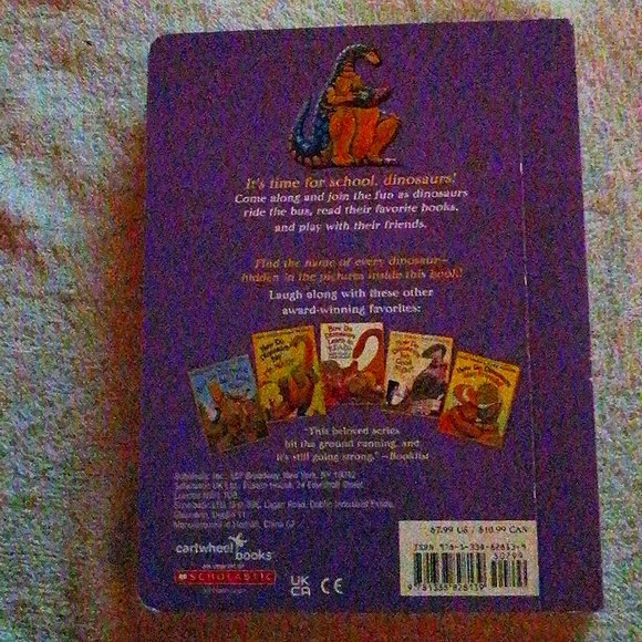 How Do Dinosaurs Go to School? Board Book by Jane Yolen & Mark Teague - Picture 2 of 2